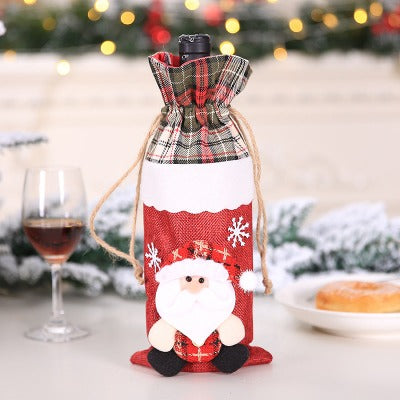 Christmas Wine Bottle Socks Decorations - My Beach Kit