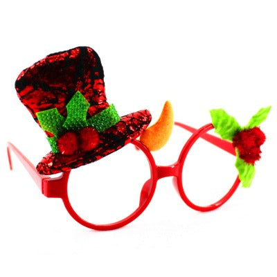 Christmas Santa glasses decorations - My Beach Kit