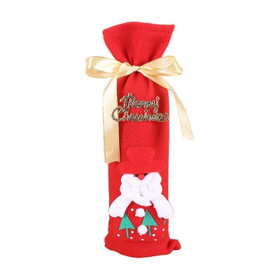 Christmas Wine Bottle Socks Decorations - My Beach Kit