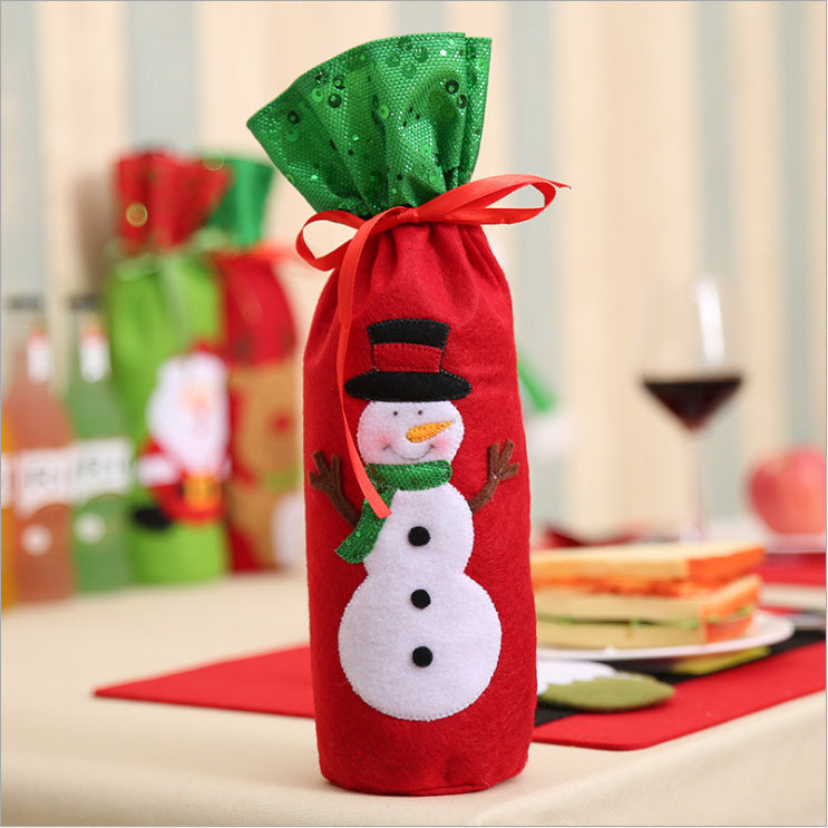 Christmas Wine Bottle Socks Decorations - My Beach Kit