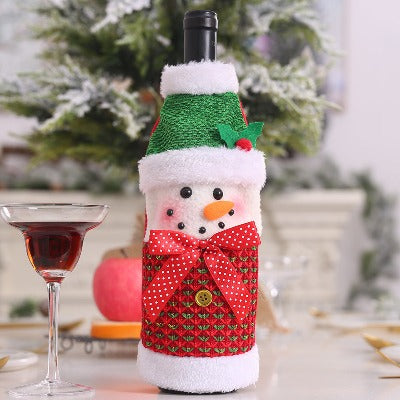 Christmas Wine Bottle Socks Decorations - My Beach Kit