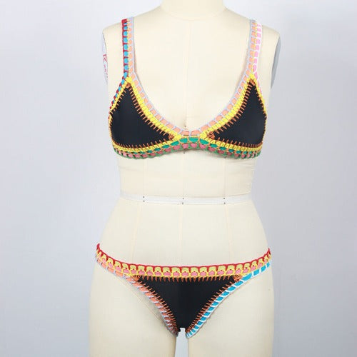 Hand-woven beach Bikini - My Beach Kit