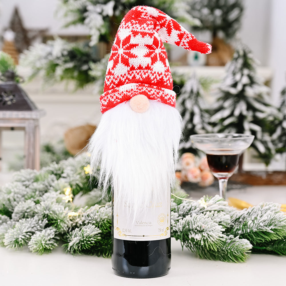 Christmas Wine Bottle Socks Decorations - My Beach Kit