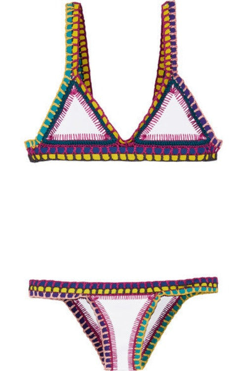 Hand-woven beach Bikini