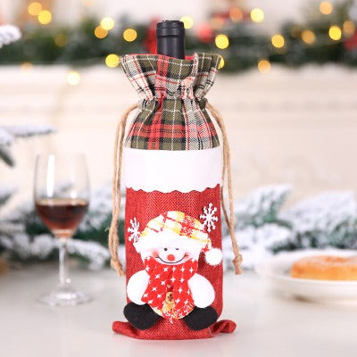 Christmas Wine Bottle Socks Decorations - My Beach Kit