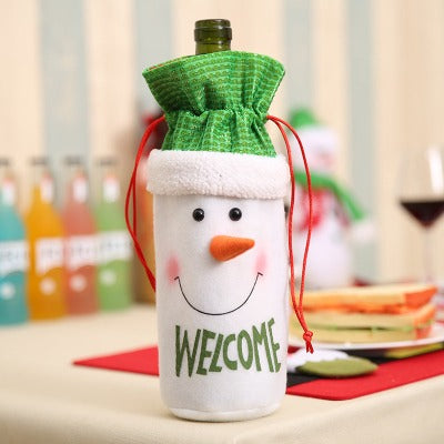 Christmas Wine Bottle Socks Decorations - My Beach Kit