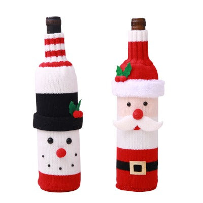 Christmas Wine Bottle Socks Decorations - My Beach Kit