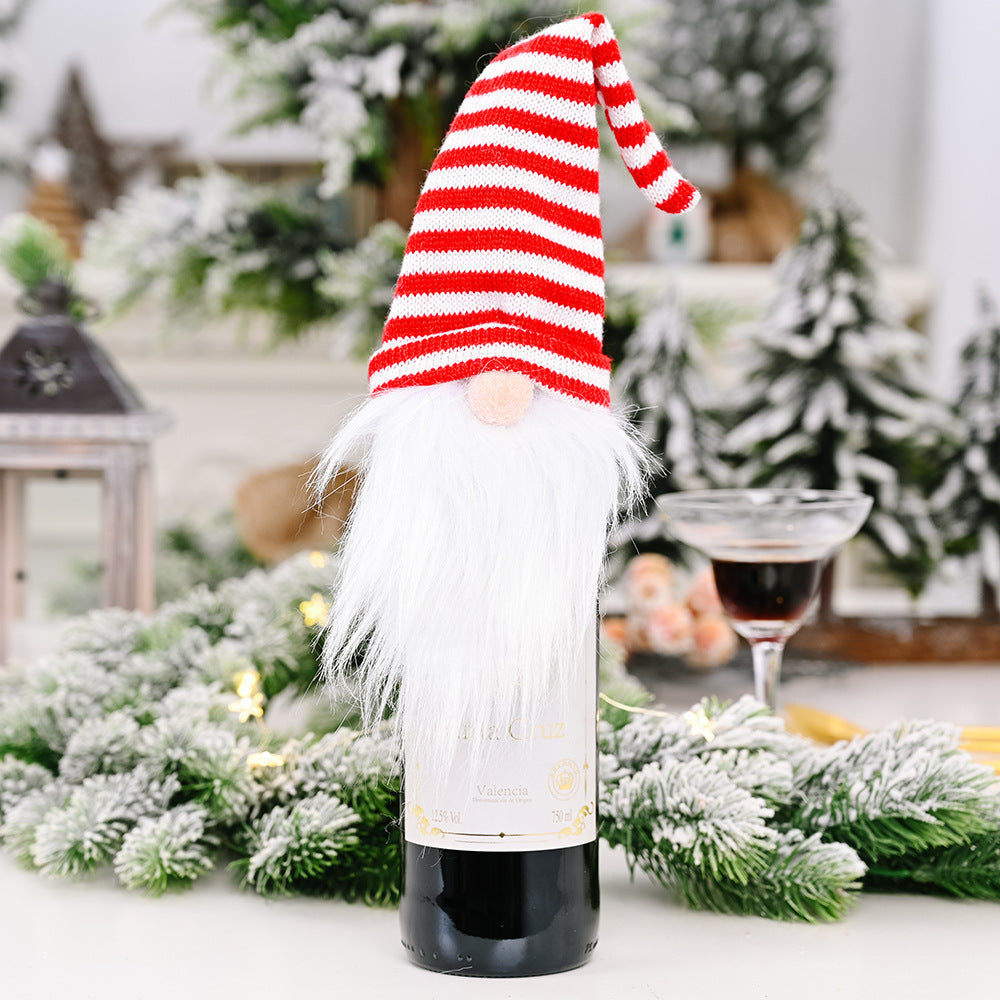 Christmas Wine Bottle Socks Decorations - My Beach Kit