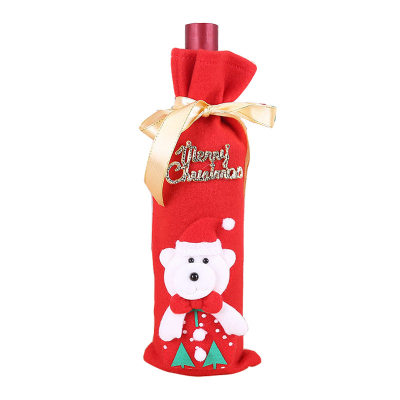 Christmas Wine Bottle Socks Decorations - My Beach Kit