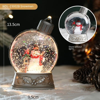 Christmas Holiday Decorations Luminous Simulation Flat Light LED Decoration Scene Layout Flame Light Home Decor - My Beach Kit