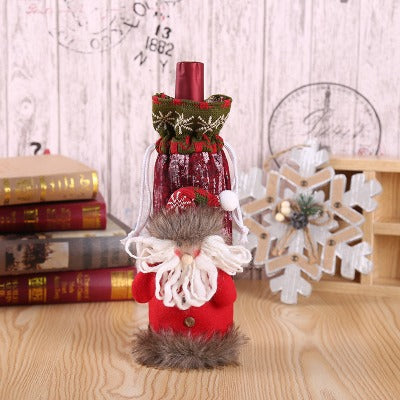 Christmas Wine Bottle Socks Decorations - My Beach Kit