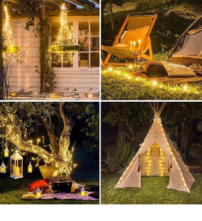 USB Smart Bluetooth Led Copper Wire String Light App Control Christmas Tree Decor New Year Fairy Light Garland Christmas Decoration - My Beach Kit