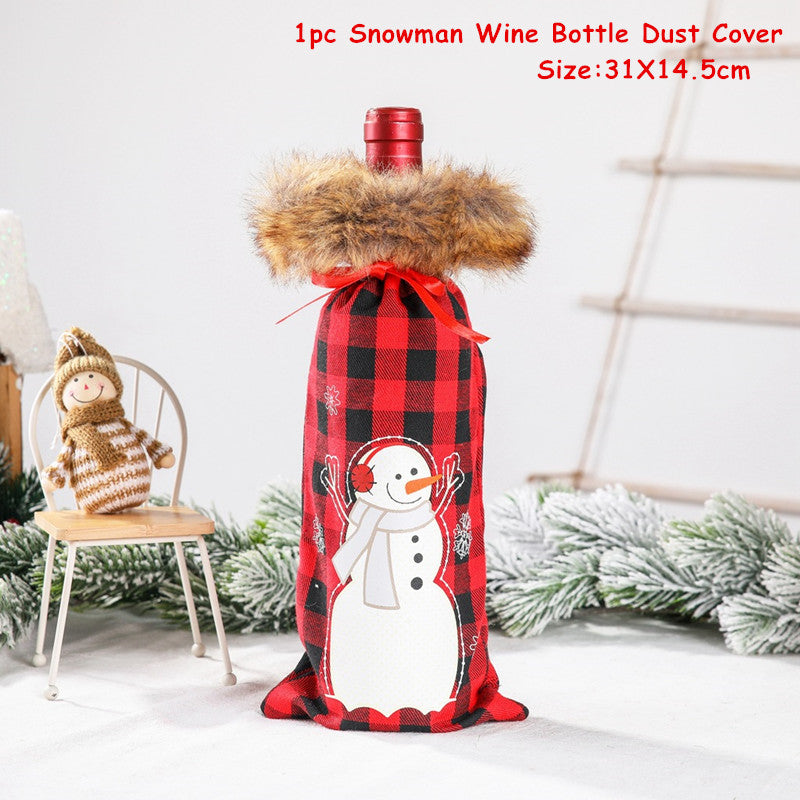 Christmas Wine Bottle Socks Decorations - My Beach Kit