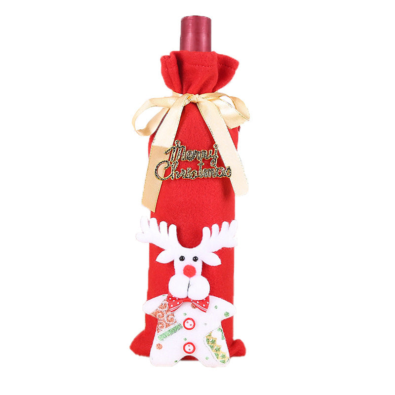 Christmas Wine Bottle Socks Decorations - My Beach Kit