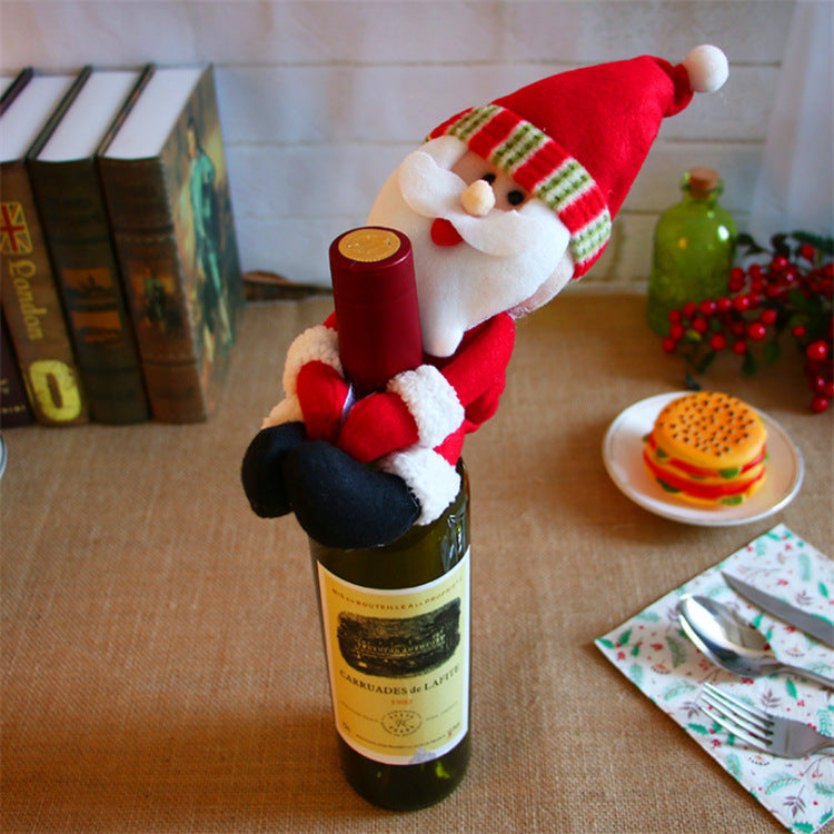 Christmas Wine Bottle Socks Decorations - My Beach Kit