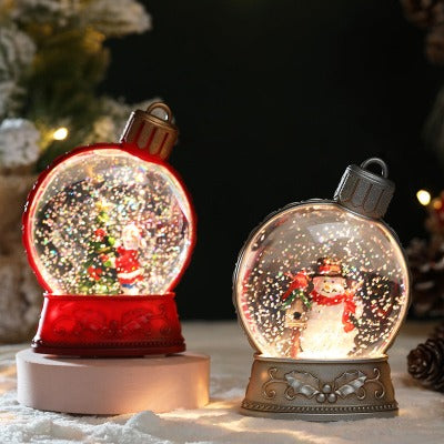 Christmas Holiday Decorations Luminous Simulation Flat Light LED Decoration Scene Layout Flame Light Home Decor - My Beach Kit