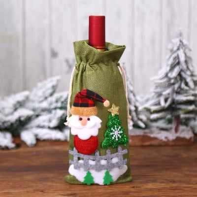 Christmas Wine Bottle Socks Decorations - My Beach Kit