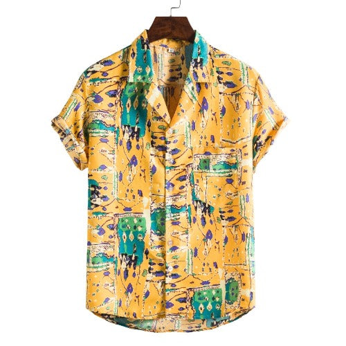 Men Short sleeved beach shirts - My Beach Kit