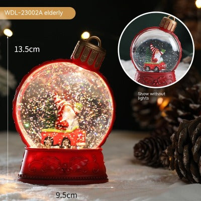 Christmas Holiday Decorations Luminous Simulation Flat Light LED Decoration Scene Layout Flame Light Home Decor - My Beach Kit