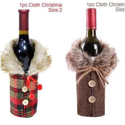 Christmas Wine Bottle Socks Decorations - My Beach Kit