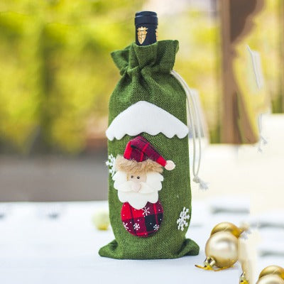 Christmas Wine Bottle Socks Decorations - My Beach Kit