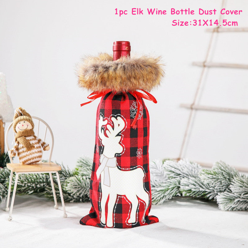 Christmas Wine Bottle Socks Decorations - My Beach Kit