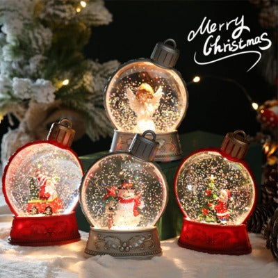 Christmas Holiday Decorations Luminous Simulation Flat Light LED Decoration Scene Layout Flame Light Home Decor - My Beach Kit