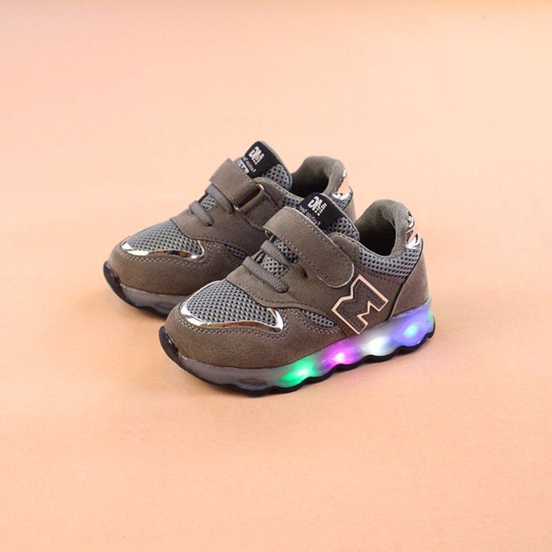 Child Led Light Shoes Baby Boys Sneaker Kids - My Beach Kit