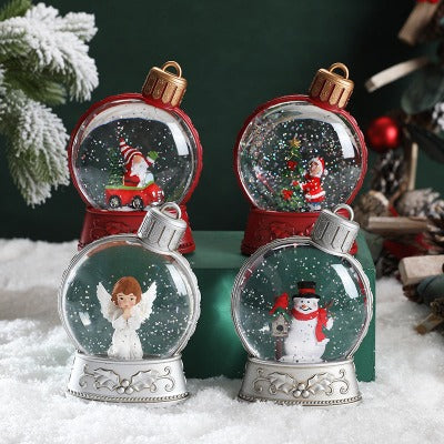 Christmas Holiday Decorations Luminous Simulation Flat Light LED Decoration Scene Layout Flame Light Home Decor - My Beach Kit