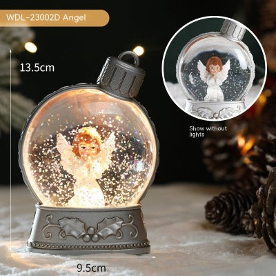 Christmas Holiday Decorations Luminous Simulation Flat Light LED Decoration Scene Layout Flame Light Home Decor - My Beach Kit