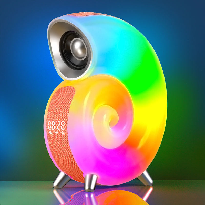 Conch Smart RGB Atmosphere Light Bluetooth Speaker Alarm Clock Wake-up Lamp White Noise Machine For Sleeping Baby APP Control - My Beach Kit