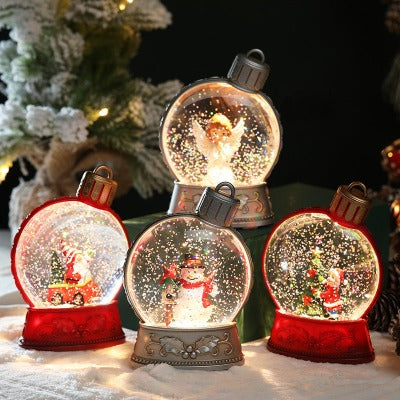 Christmas Holiday Decorations Luminous Simulation Flat Light LED Decoration Scene Layout Flame Light Home Decor - My Beach Kit