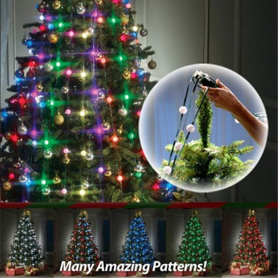 64 Light Dazzler Shower Tree Light Show Of Christmas - My Beach Kit