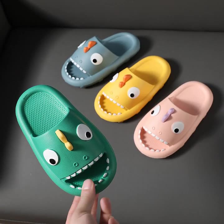 Shark Slippers For Kids Toddler Boys Girls Non Slip Children Shower Shoes - My Beach Kit