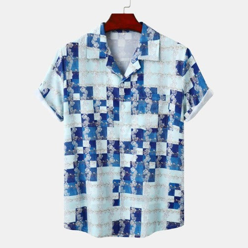 Men's Short Sleeve Beach Shirt\