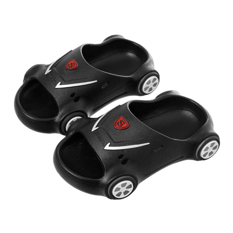 Kids Glowing Slippers Cartoon Car Sandals - My Beach Kit