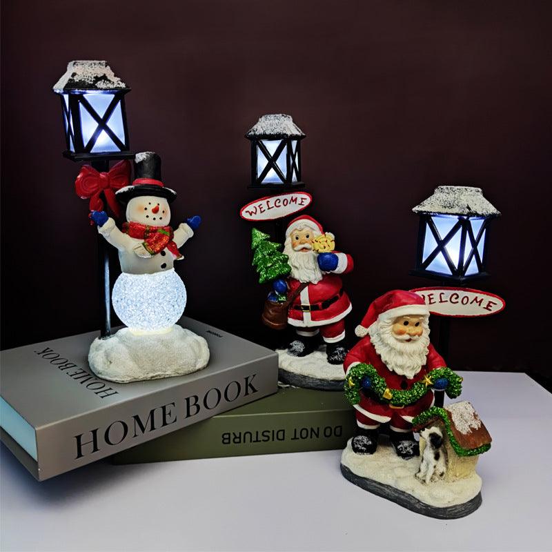 Christmas Snowman Night Light Decoration Gifts Resin - My Beach Kit