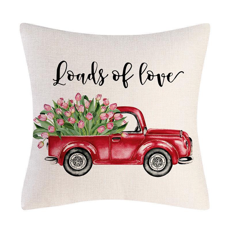 Valentine's Day Linen Pillowcase Holiday Gift - My Beach Kit