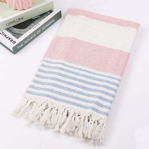 Cotton Striped Towel - My Beach Kit