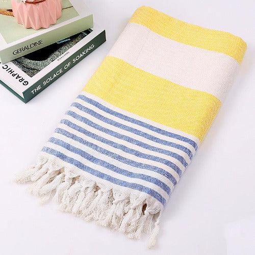 Cotton Striped Towel - My Beach Kit