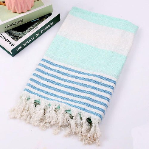 Cotton Striped Towel - My Beach Kit