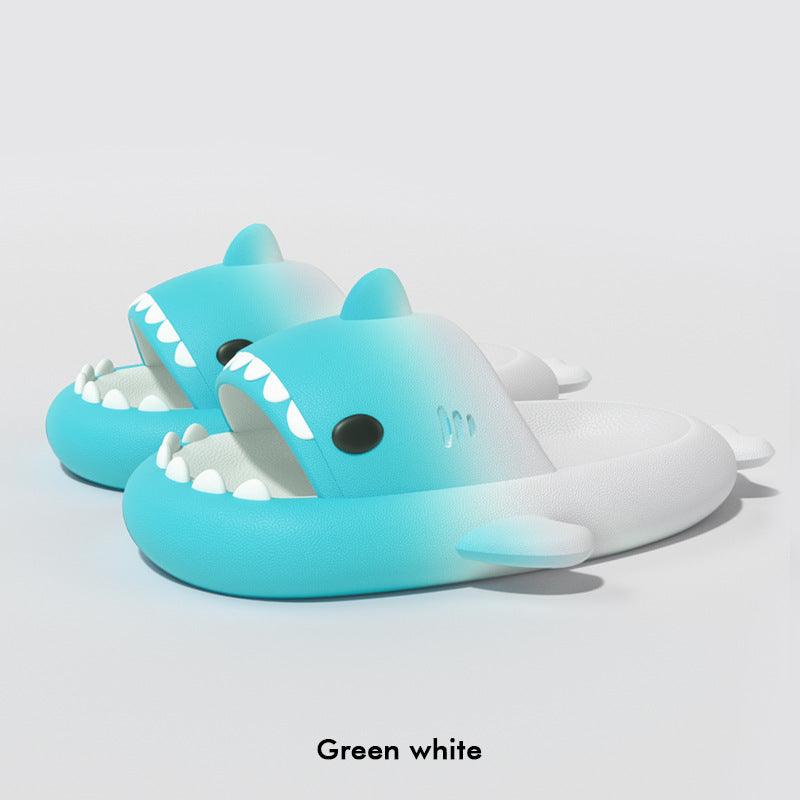 Gradient Shark Slippers Men's Home Bathroom Non-slip - My Beach Kit