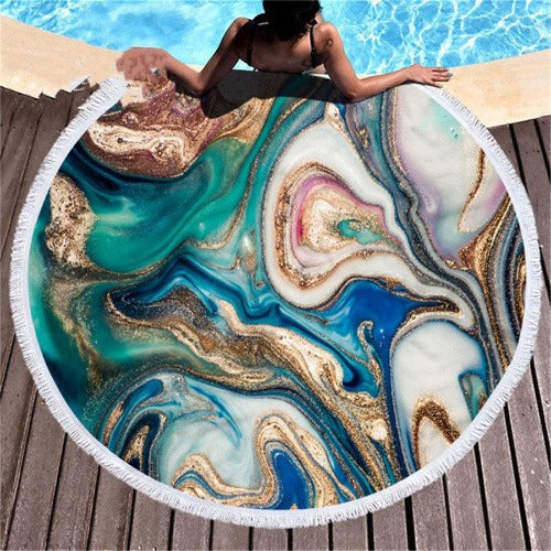 Marbling beach towel - My Beach Kit