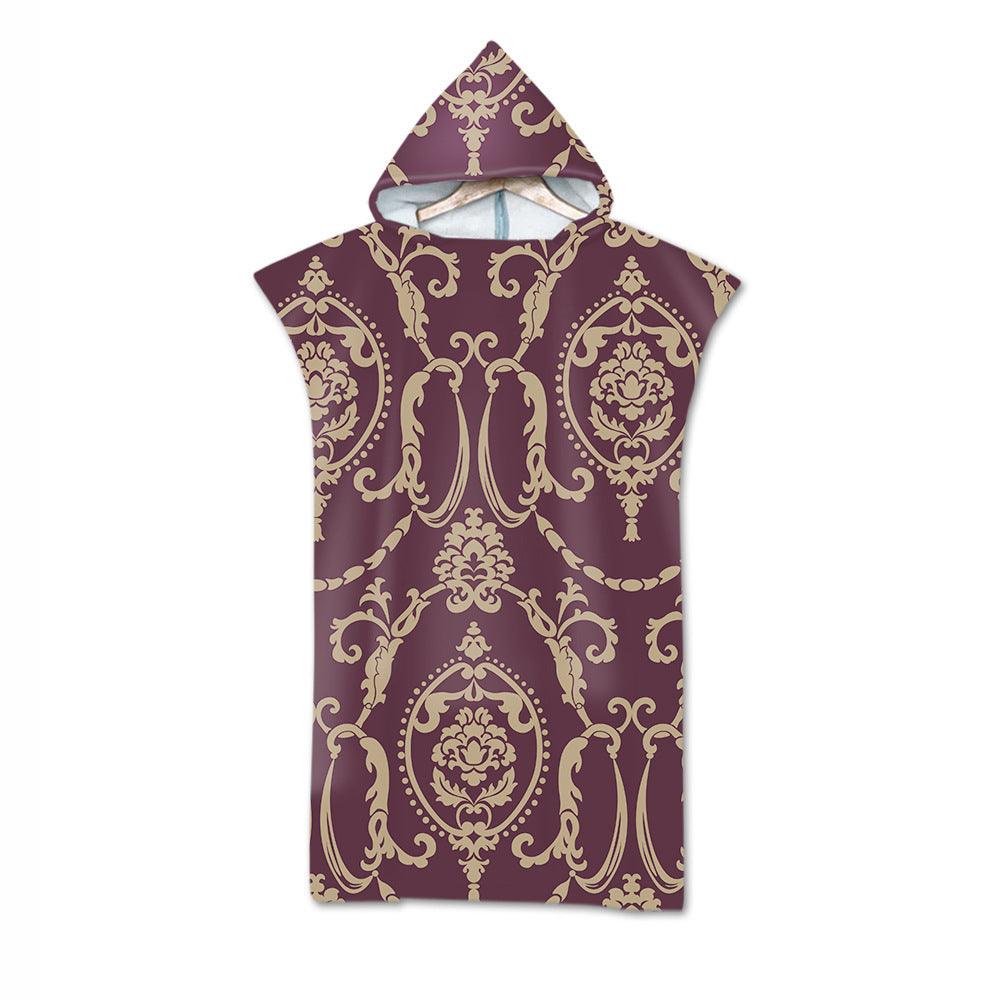 Cloak Geometric Print Hooded Towel - My Beach Kit