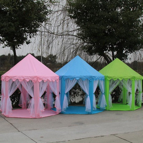 Children's Hexagonal Princess Castle Tent - My Beach Kit