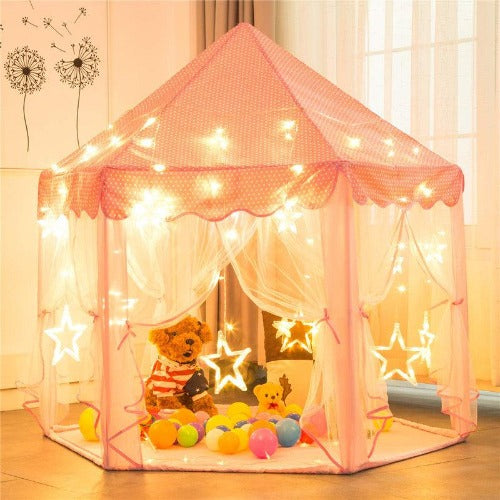 Children's Hexagonal Princess Castle Tent - My Beach Kit