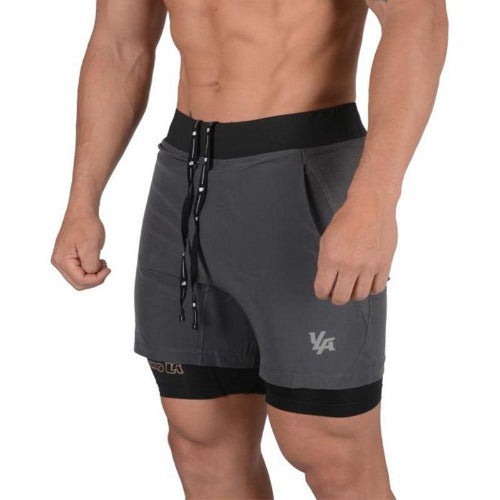 Quick-Drying Double Shorts Men - My Beach Kit