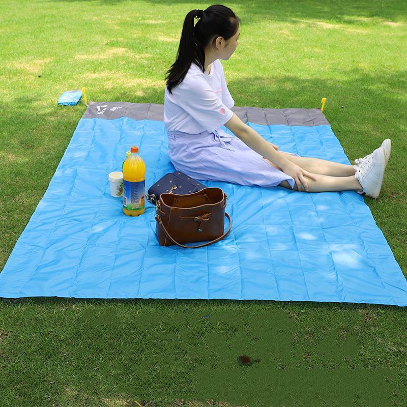 Foldable Waterproof & windproof Beach Mat - My Beach Kit