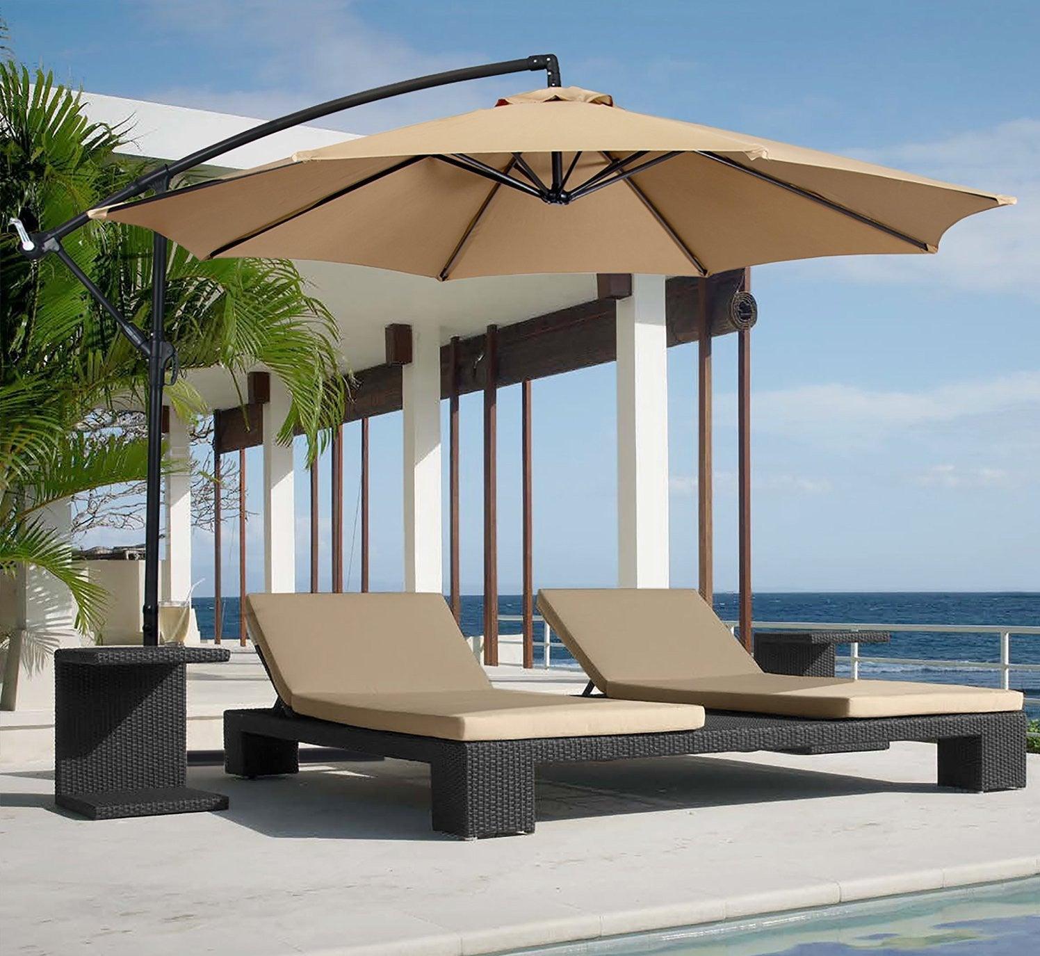 Outdoor Cantilever Umbrella - My Beach Kit