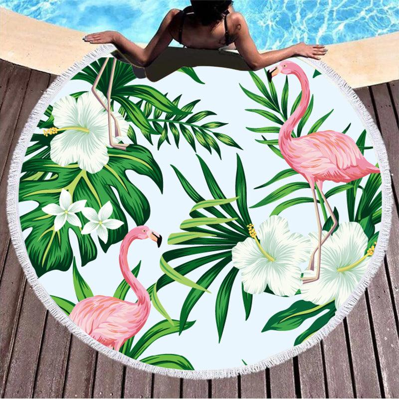 Round Printed Beach Towel - My Beach Kit